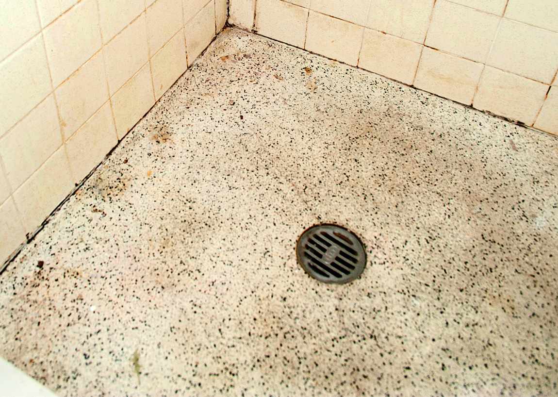 Shower Refinishing - Before Transformation