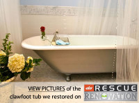 clawfoot tub bathroom remodel